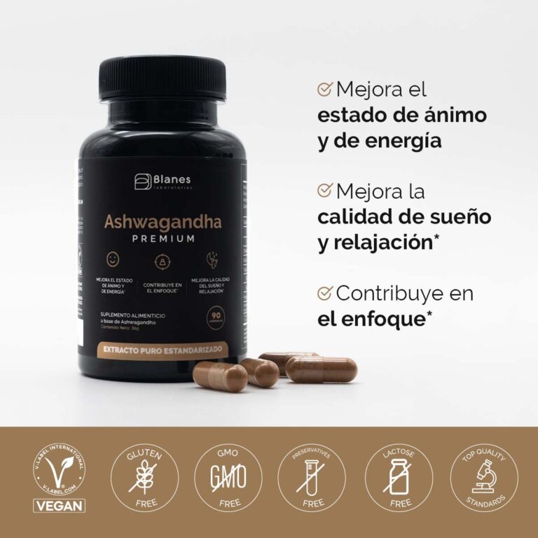 Ashwagandha Beneficios - energía, sueño, enfoque