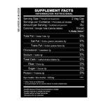 Mio Inositol tabla de información nutricional