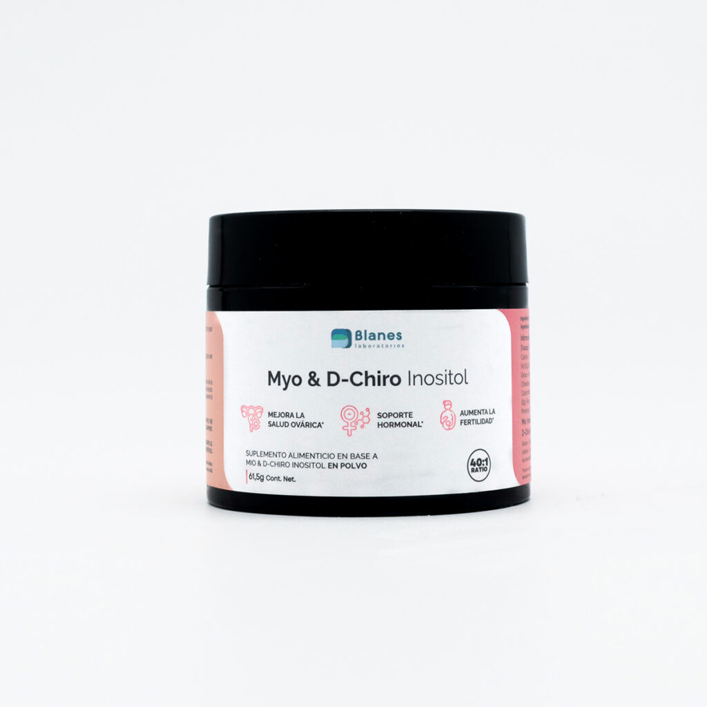 Myo & D-Chiro Inositol en polvo 61.5g contenido neto