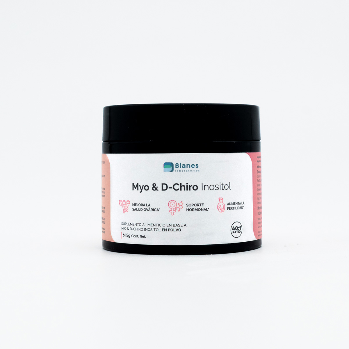 Myo & D-Chiro Inositol en polvo 61.5g contenido neto
