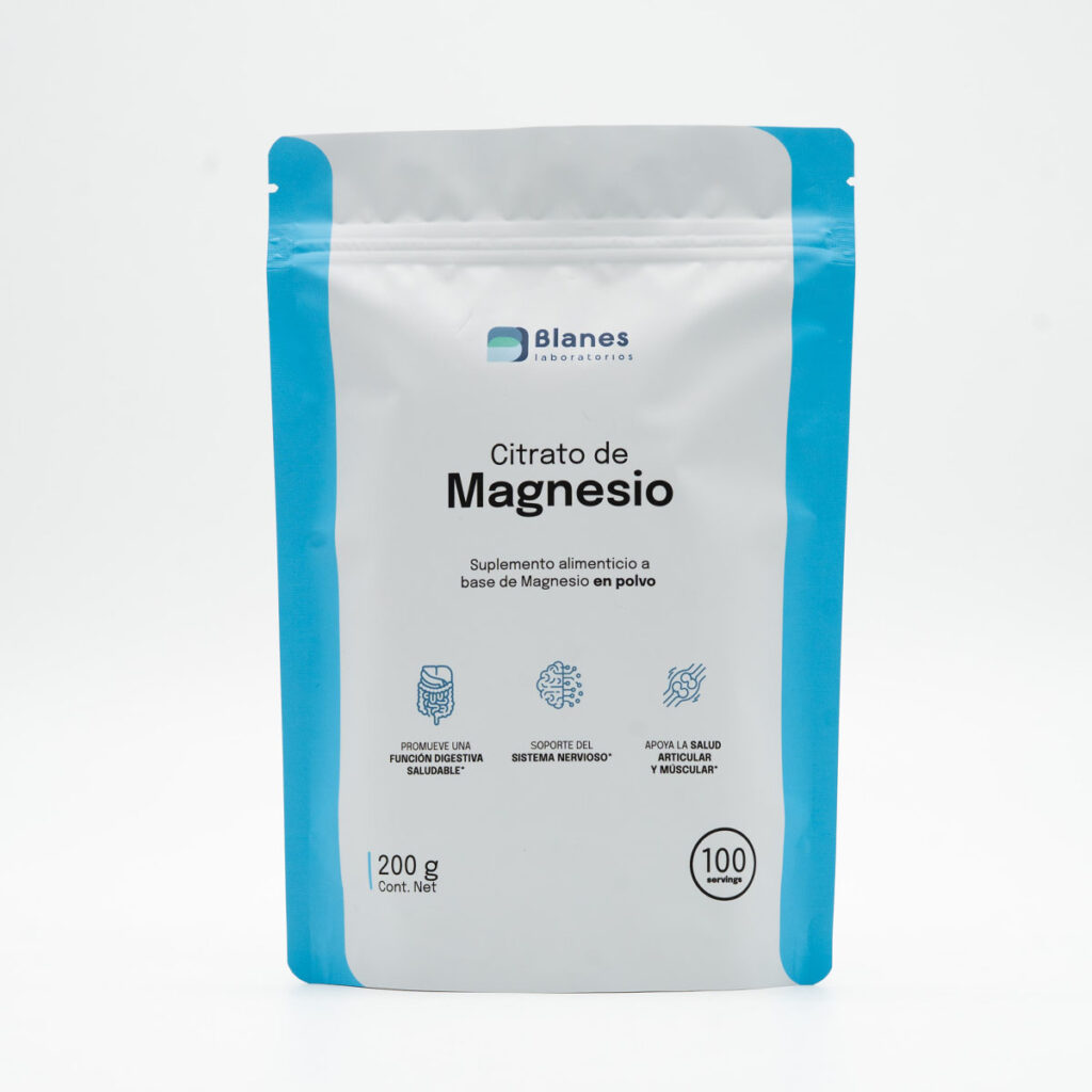 Citrato de Magnesio en polvo - 100 servings